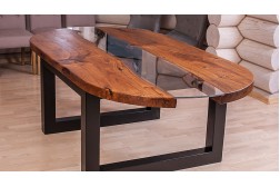 Glasgow dining live edge table